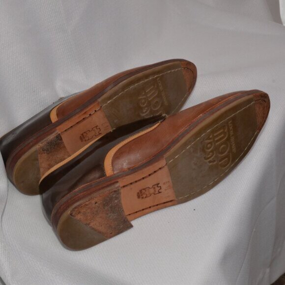 John Fluevog Modvog Claudia Leather Slip-On Shoes Sz 8.5 - Picture 9 of 12